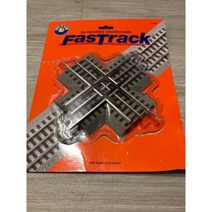 Lionel 6-12019 O-gauge/O-27 FasTrack 90-degree Crossing Track Section